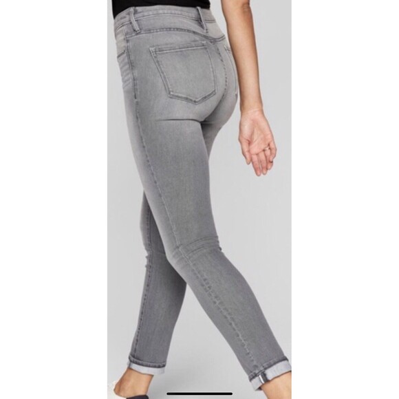 Athleta Women’s Jeans Sculptek Skinny Granite Gray Crop Stretch Size 6 X 26 NWT - Picture 2 of 12
